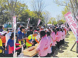 さが桜マラソン（吉野ヶ里歴史公園）